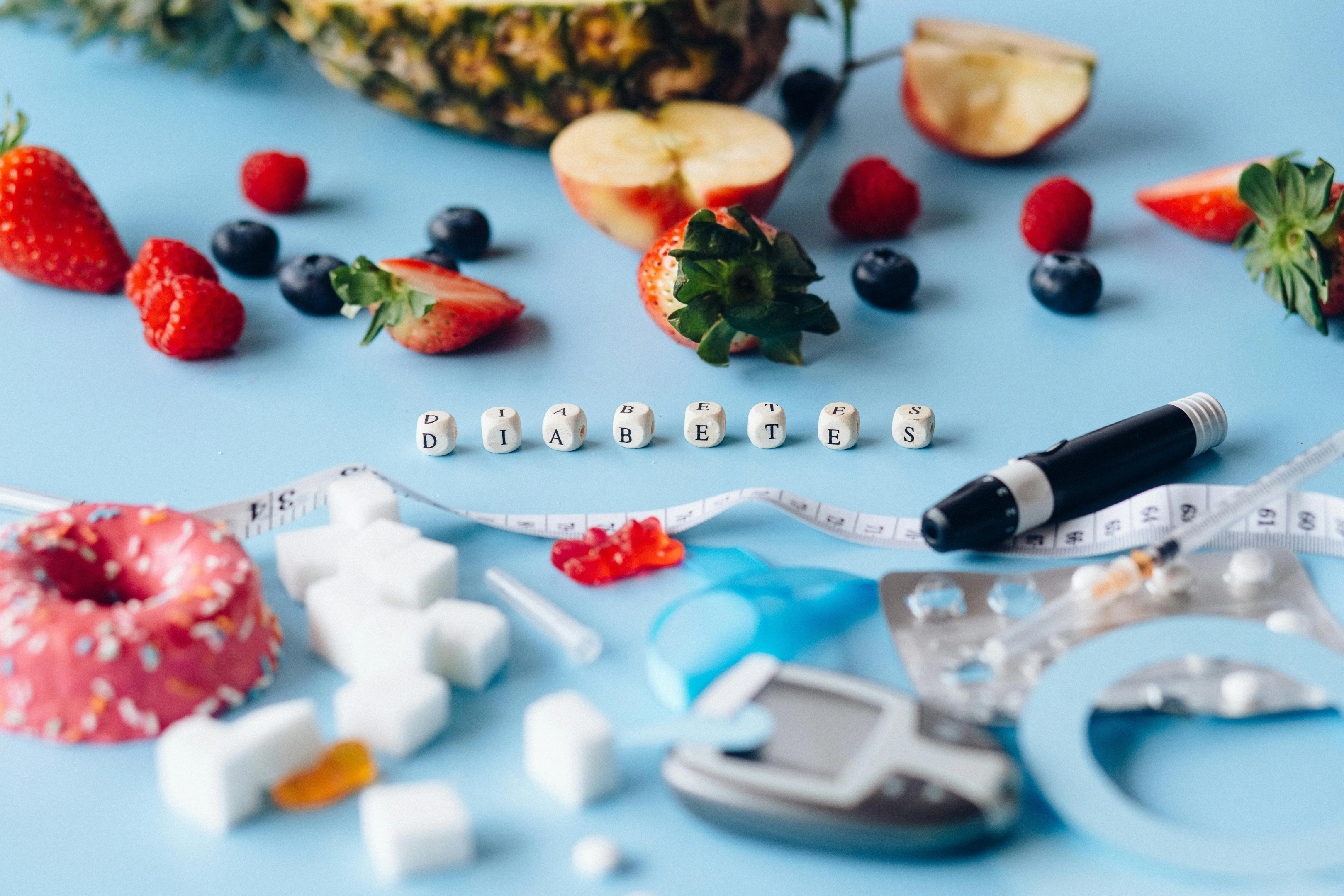 Saturated fat in processed foods causes high cholesterol levsl and high glucose levels.