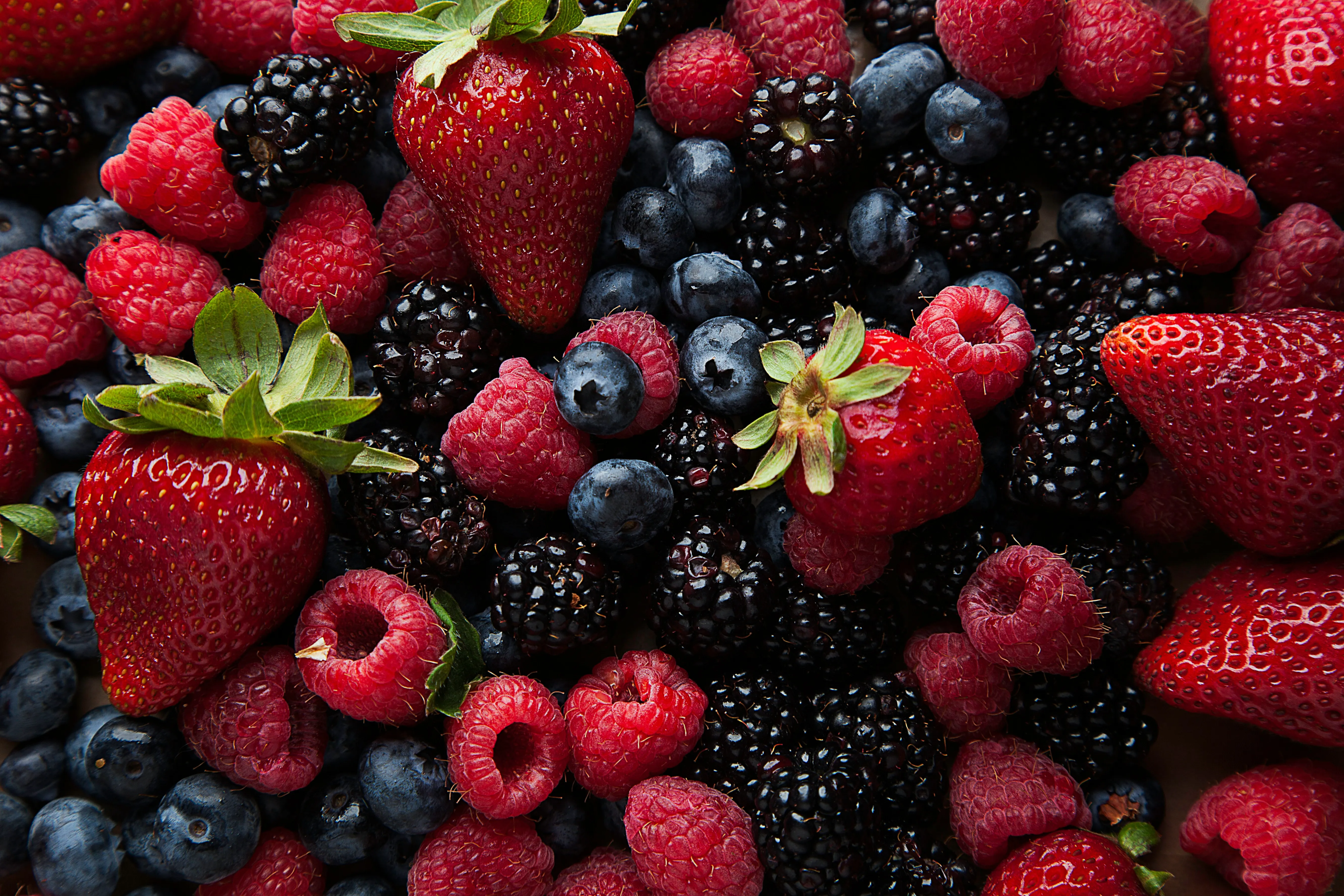 Berries help to decrease cholesterol levels.