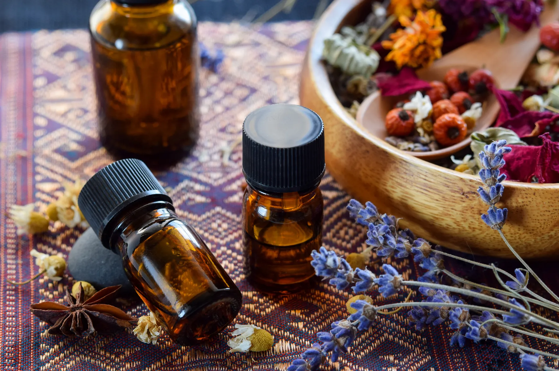 Allergies can be helped by oils like the three great essential oils; peppermint, eucalyptus and lavender.