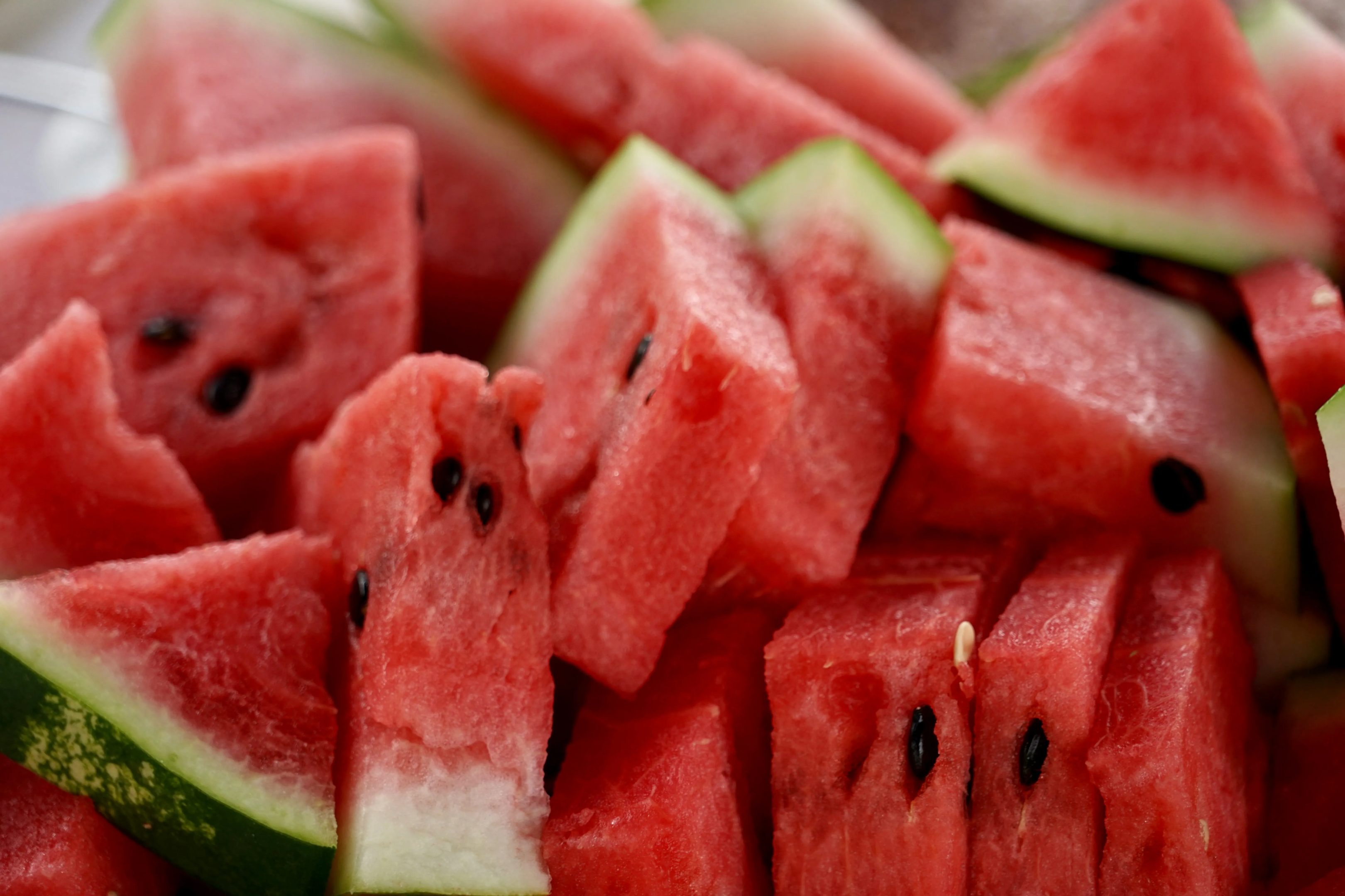 USDA data showed at least one sample of grapes tested positive so buy organic grapes and commercial watermelons. 