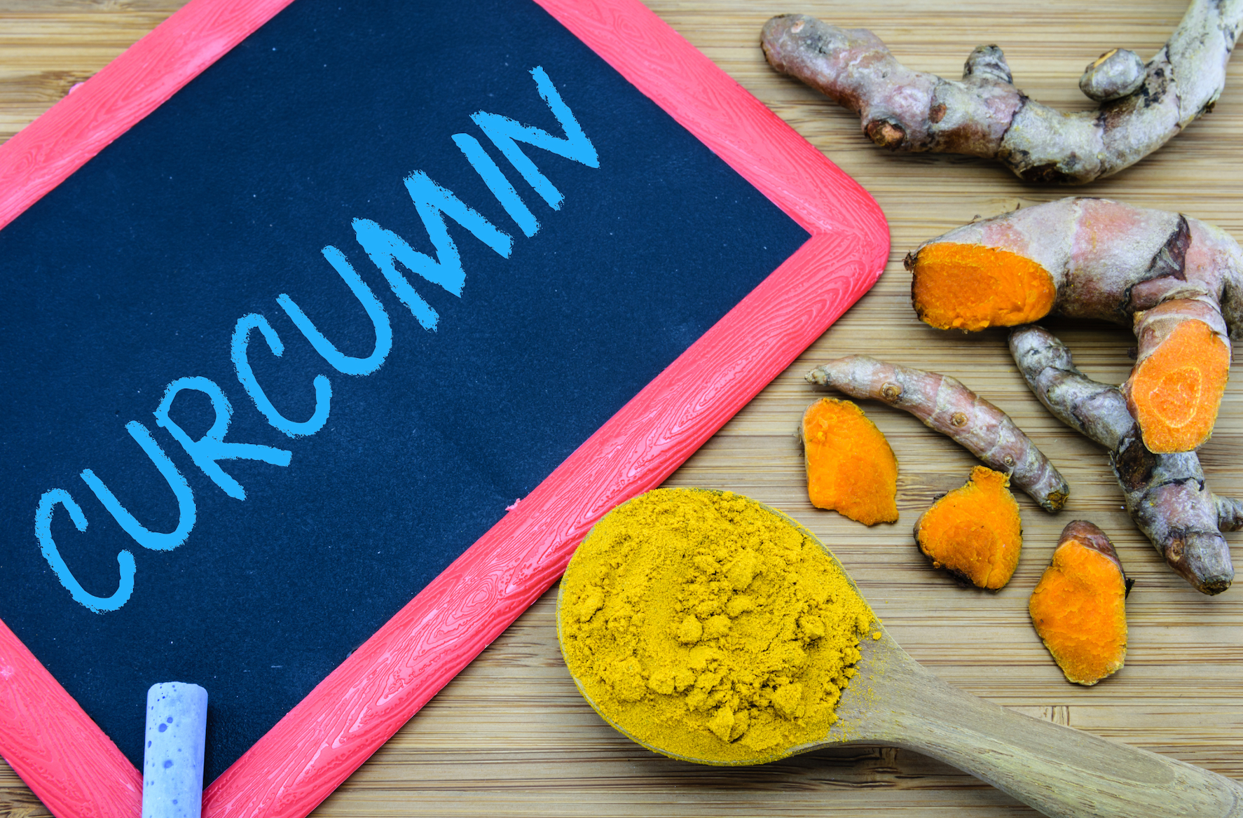 Curcumin makes a brilliant photosensitizer and can even help with cancer management. 