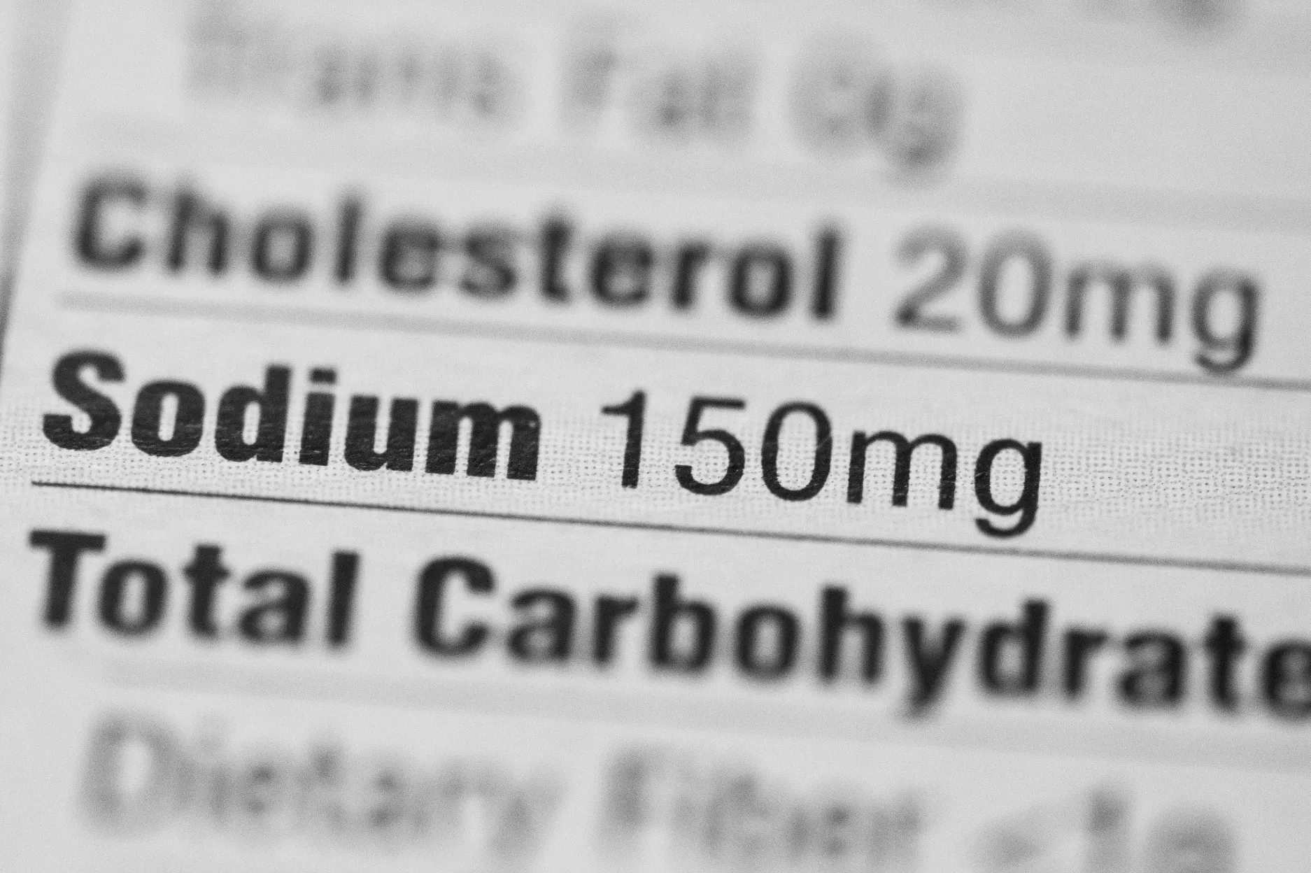 Reading food lables is important especially when trying to maintain a healthy sodium balance.