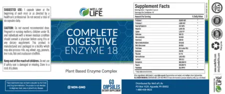 Complete Digestive Enzyme 18 - Image 2