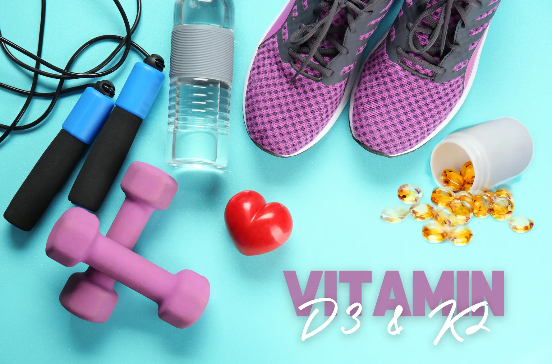 Vitamins D3 and K2 aid in overall health and they make an excellent addition to your regime. 
